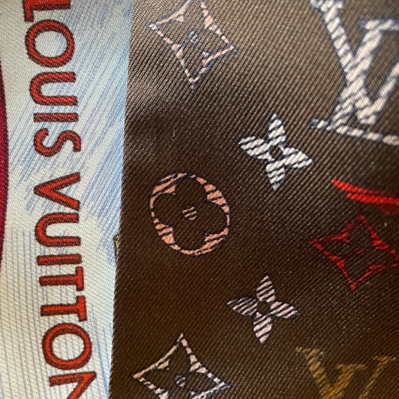 EUC LOUIS VUITTON TWILLY SMALL SCARF - Picture 5 of 10